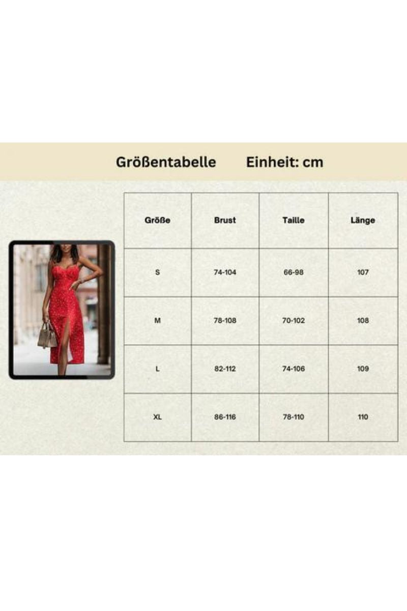 Kleid Audrey mit Schlitz - Stilvolles Design