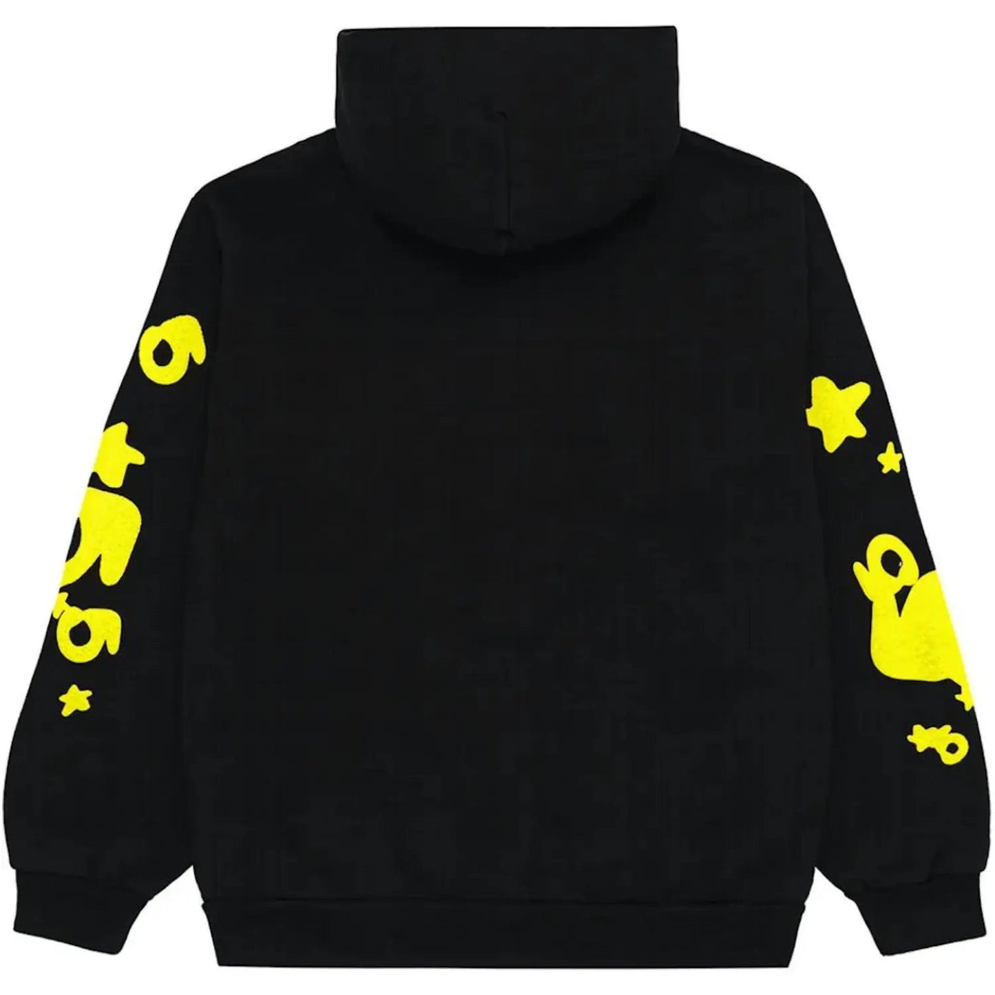 Hoodie Sp5der Noir Jaune