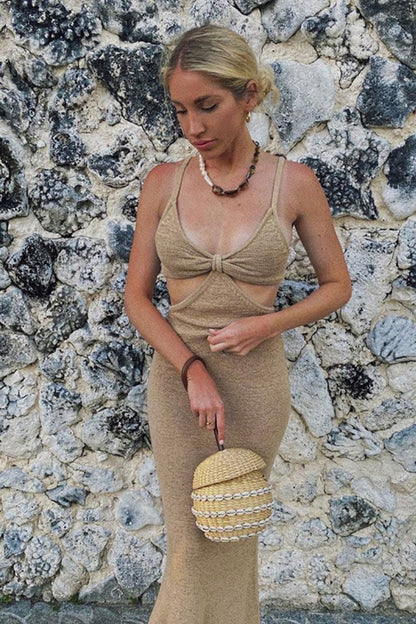 Maxikleid Ari Avec Découpes