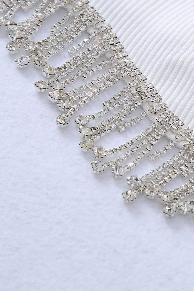 Chemise Diamond avec Détail de Diamant