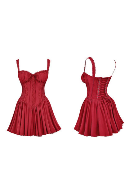 Korsett-Spitzenkleid Aylin pour un Look Élégant