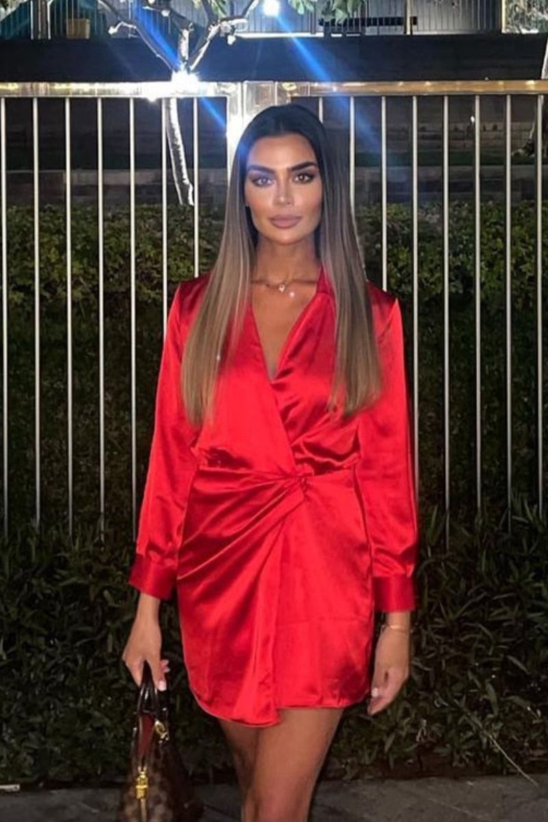 Robe Satin Diorina | Élégante et Raffinée