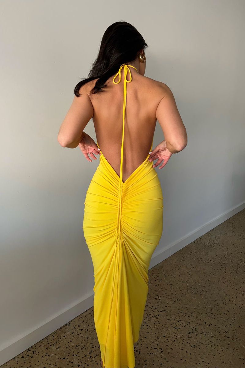 Robe Midi Amylia en Jersey Élastique