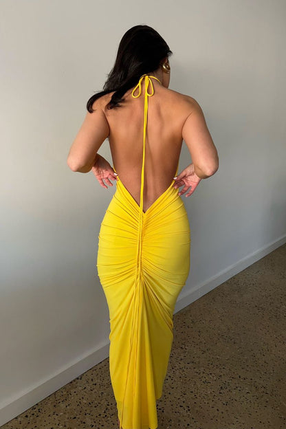 Robe Midi Amylia en Jersey Élastique
