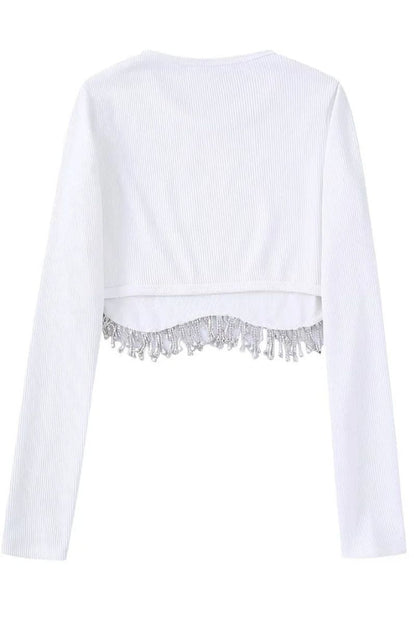 Chemise Diamond avec Détail de Diamant