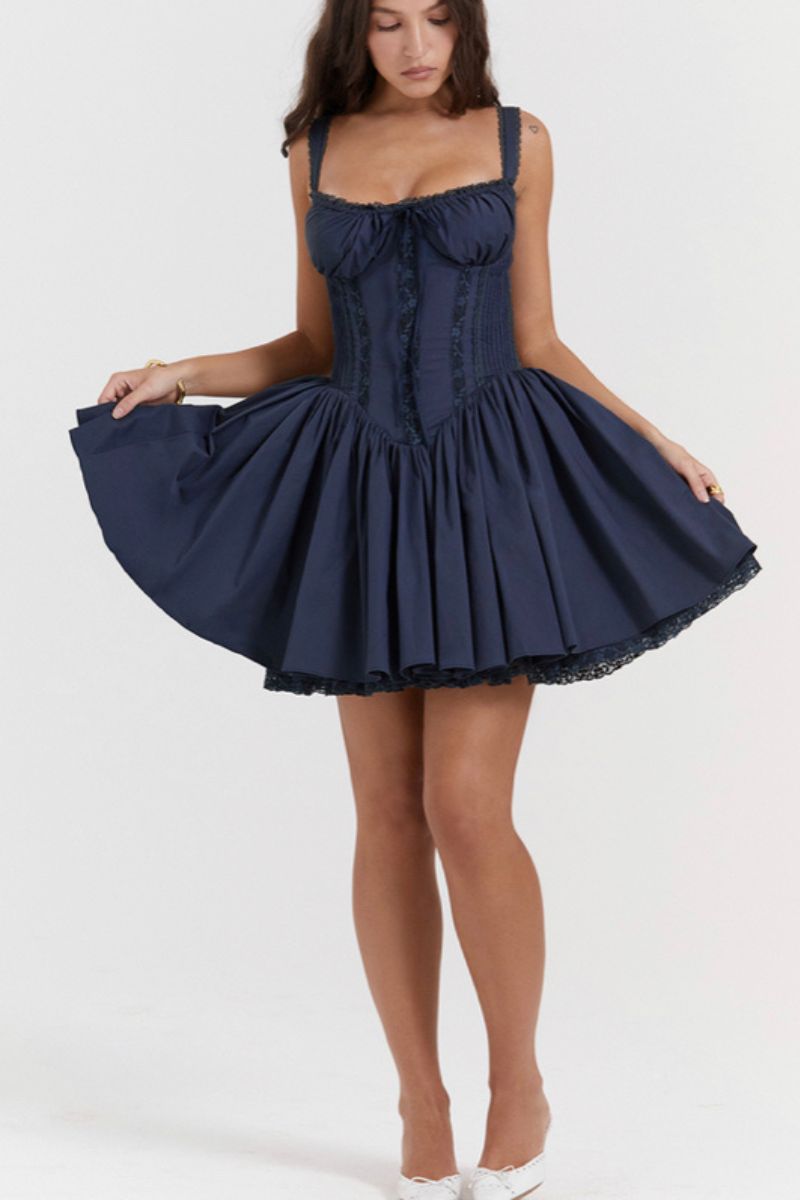 Korsett-Spitzenkleid Aylin pour un Look Élégant