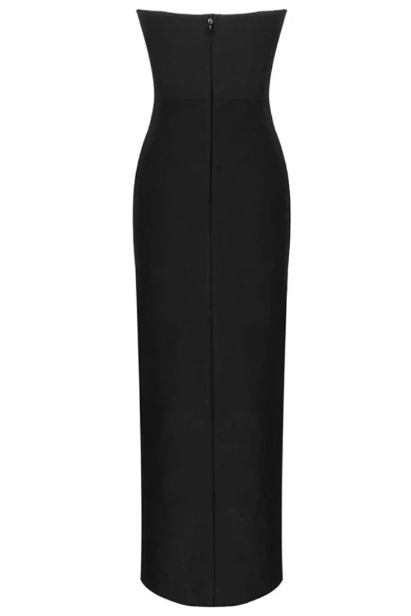 Maxikleid Charma avec Beinschlitz et Confort Optimal