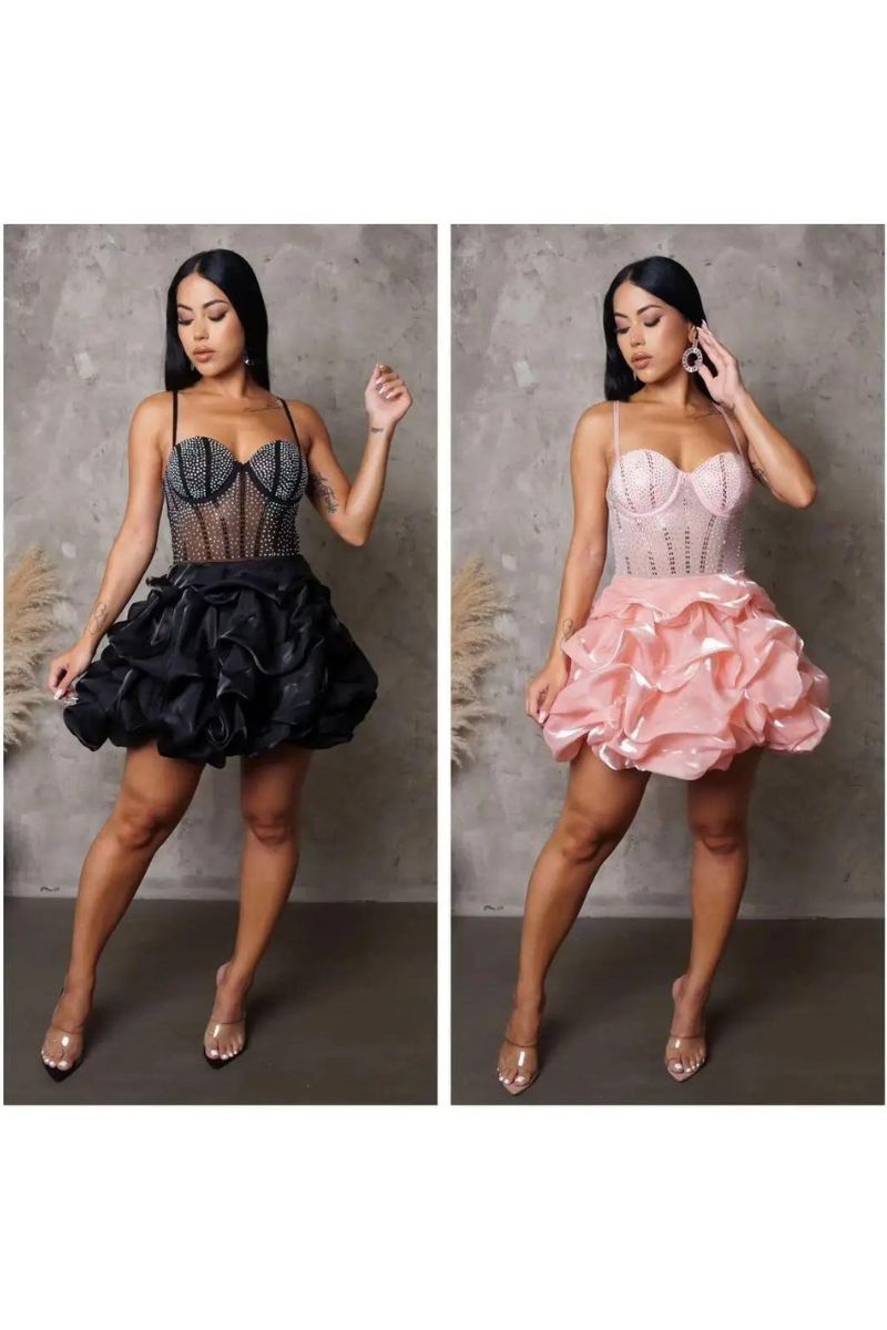 Robe Bunny HÄSCHENKLEID avec Glitzerakzente