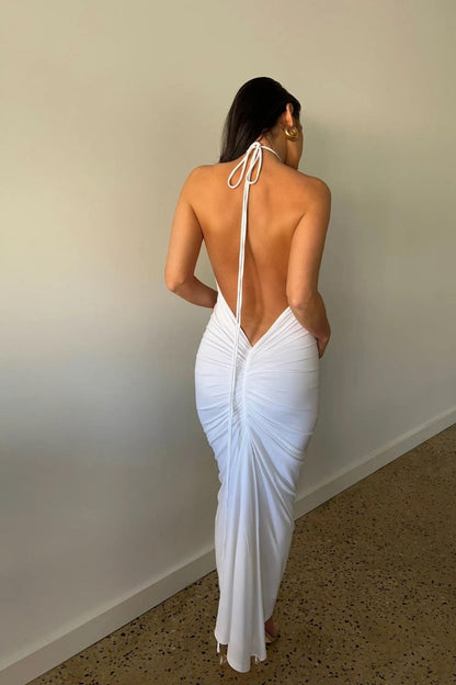 Robe Midi Amylia en Jersey Élastique