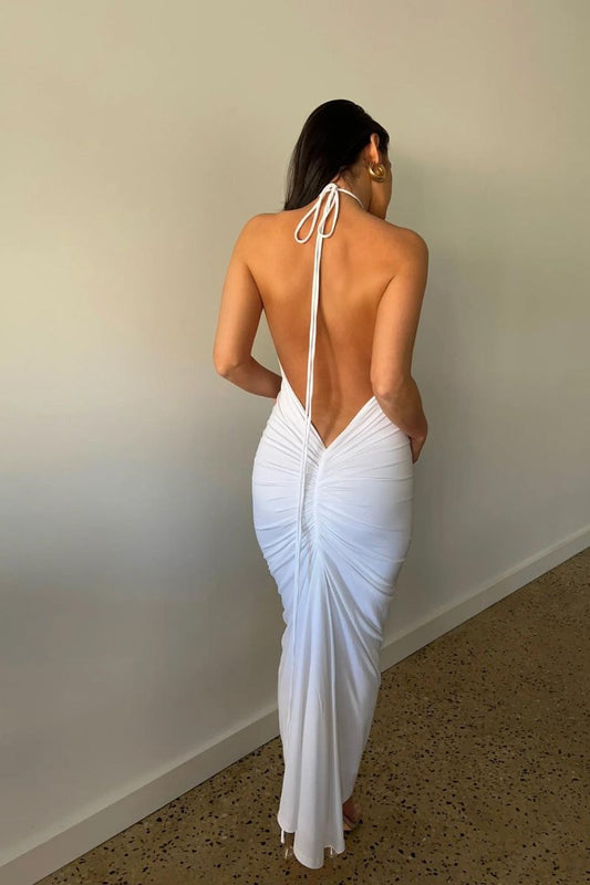 Robe Midi Amylia en Jersey Élastique