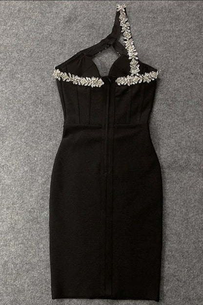 SANDRINA DIAMANTÉ-CUT-OUT-KLEID