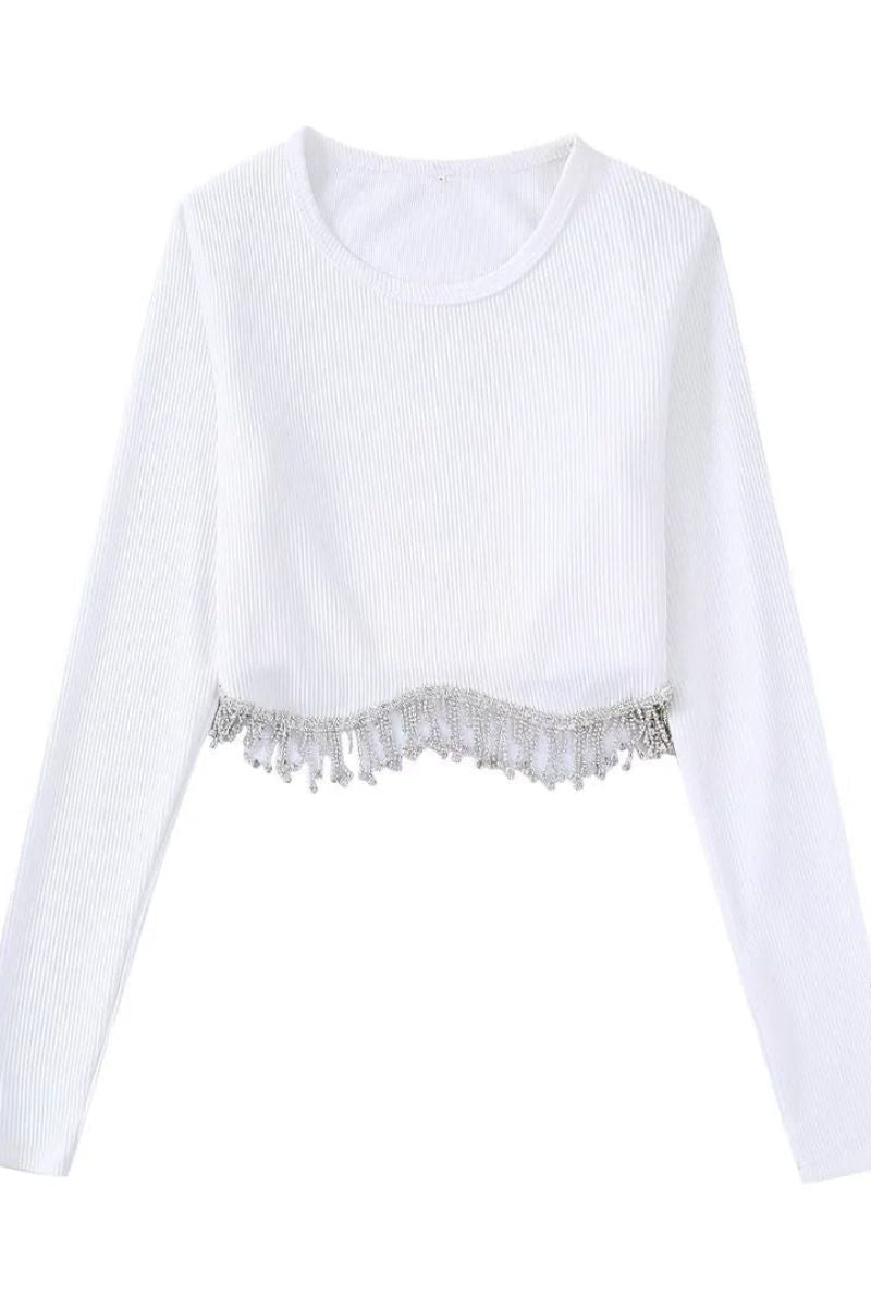 Chemise Diamond avec Détail de Diamant