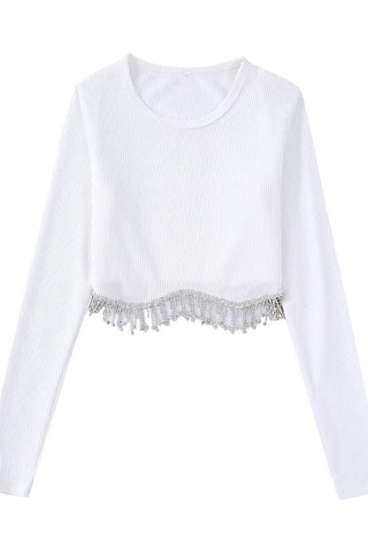 Chemise Diamond avec Détail de Diamant