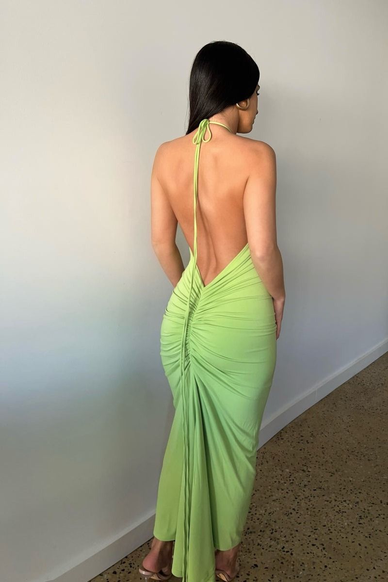 Robe Midi Amylia en Jersey Élastique