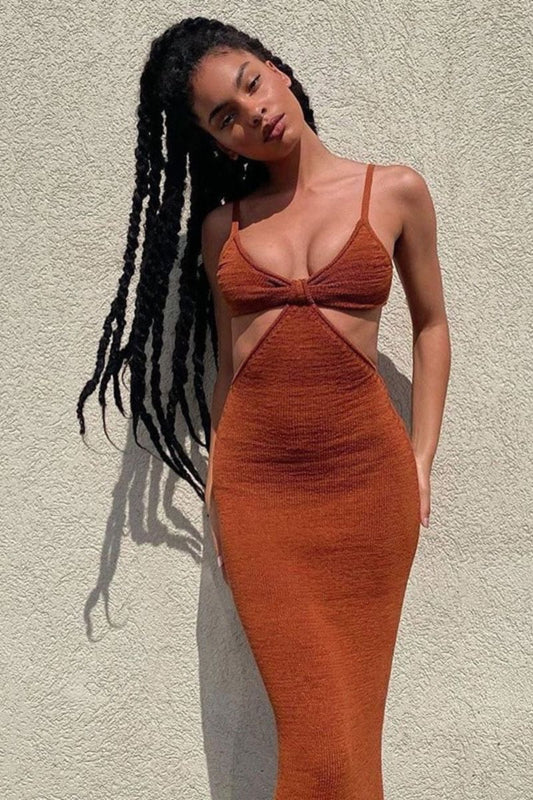 Maxikleid Ari Avec Découpes