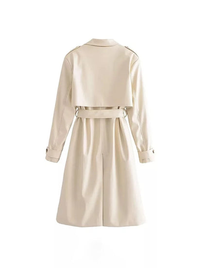 Trenchcoat Ely en matériaux de qualité