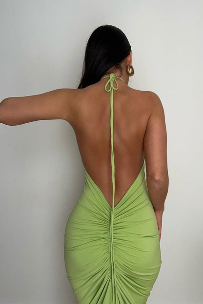 Robe Midi Amylia en Jersey Élastique