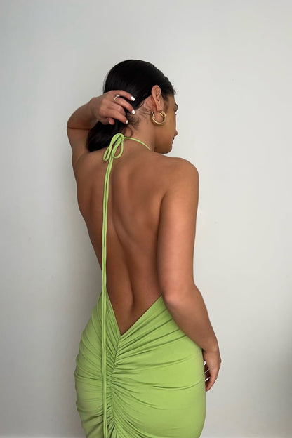 Robe Midi Amylia en Jersey Élastique