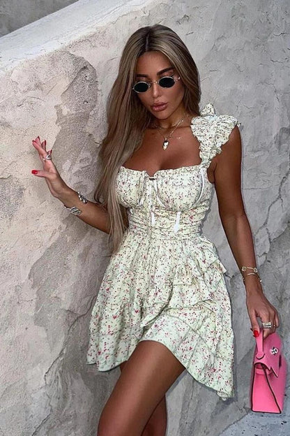 MOLINA BLUMENKLEID