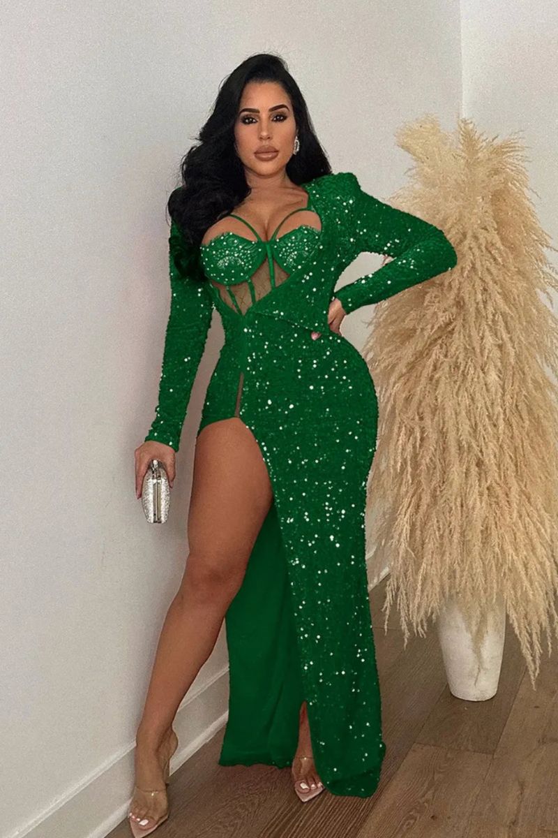 Robe Longue De Marque 2 Pièces