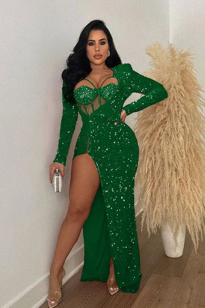 Robe Longue De Marque 2 Pièces