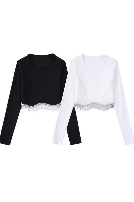 Chemise Diamond avec Détail de Diamant