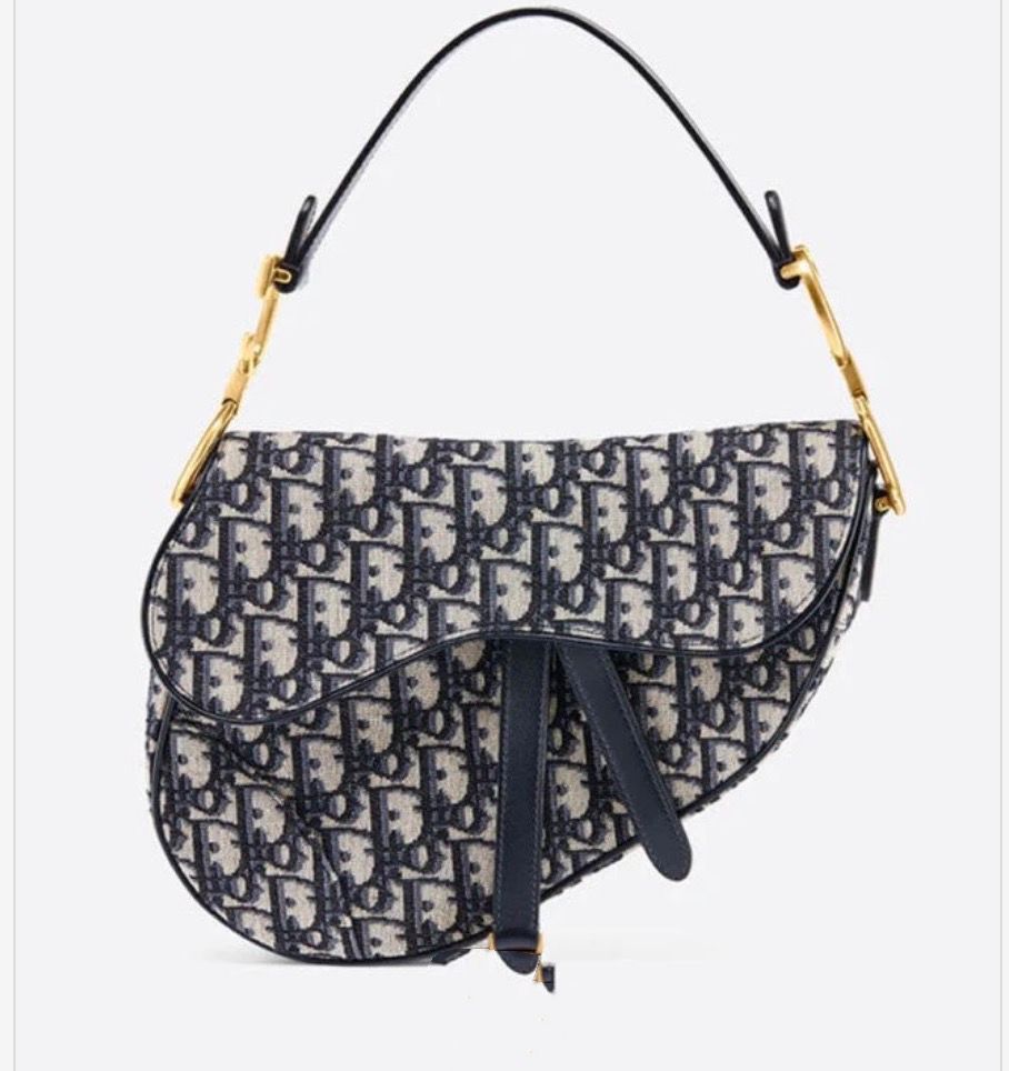 Sac à dos Diana en toile bleue 25,5 x 20 x 6,5 cm