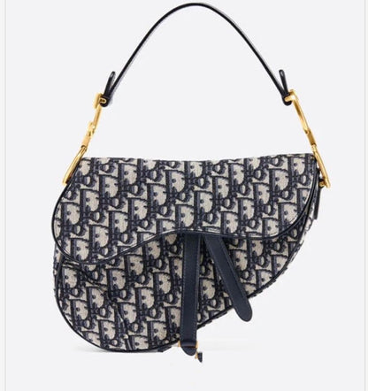 Sac à dos Diana en toile bleue 25,5 x 20 x 6,5 cm