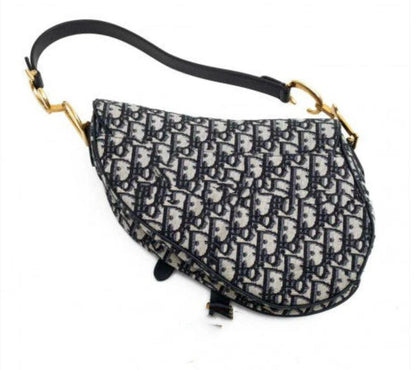 Sac à dos Diana en toile bleue 25,5 x 20 x 6,5 cm