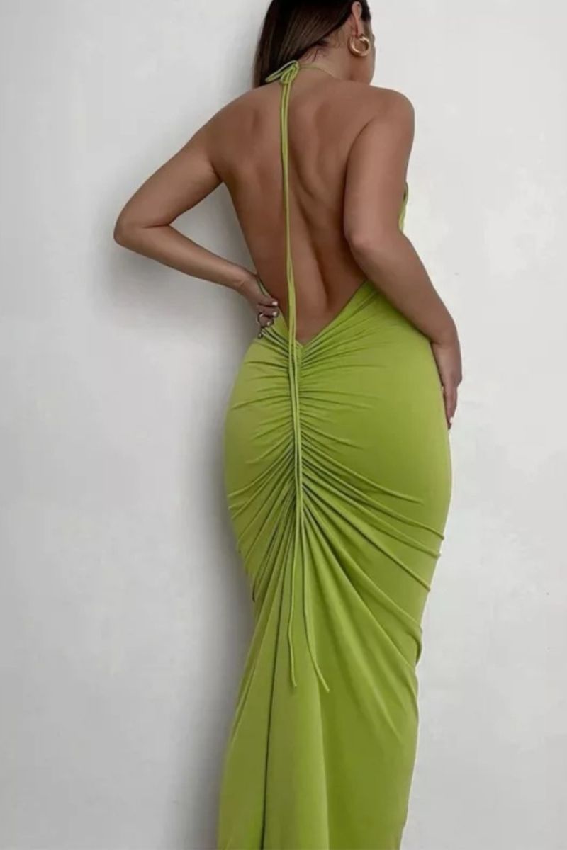 Robe Midi Amylia en Jersey Élastique