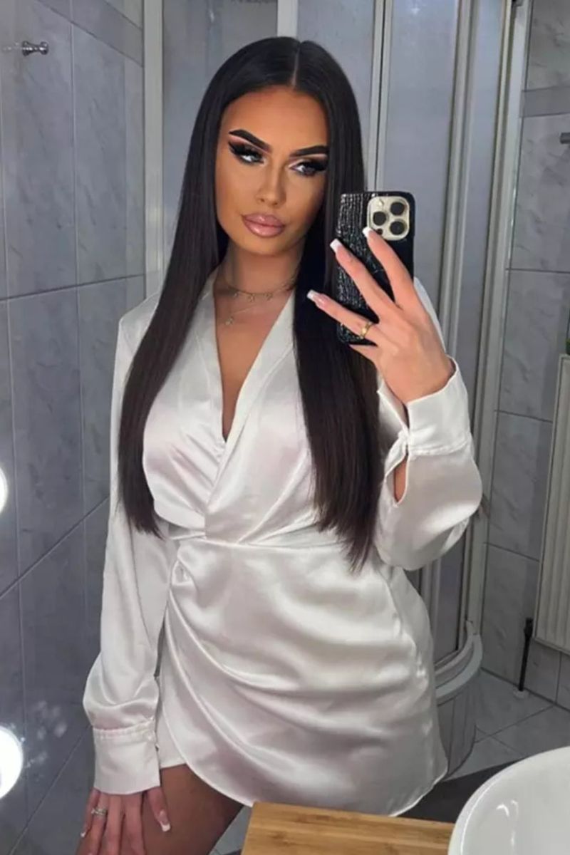 Robe Satin Diorina | Élégante et Raffinée