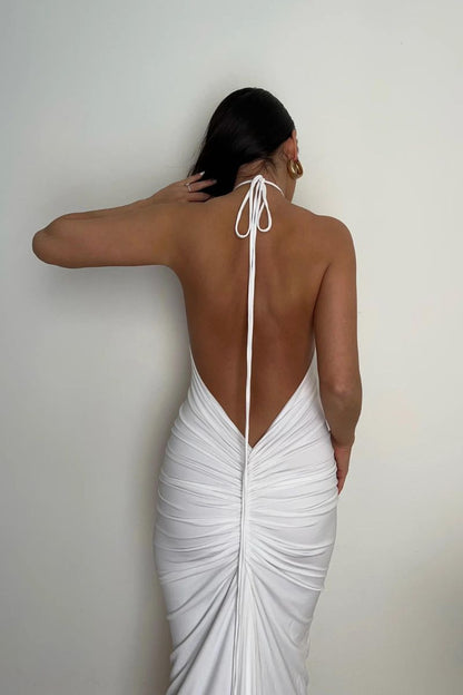 Robe Midi Amylia en Jersey Élastique