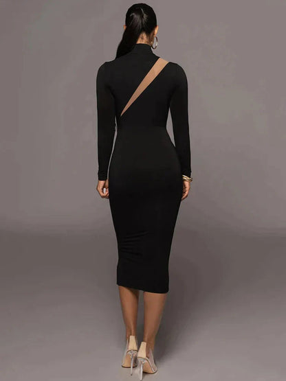 Robe Giluna avec Détails en Maille