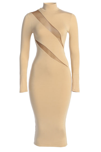 Robe Giluna avec Détails en Maille