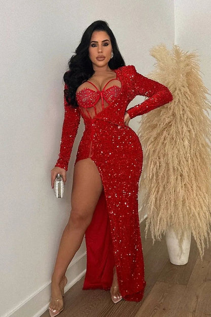 Robe Longue De Marque 2 Pièces