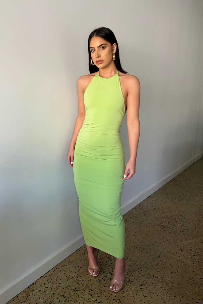 Robe Midi Amylia en Jersey Élastique