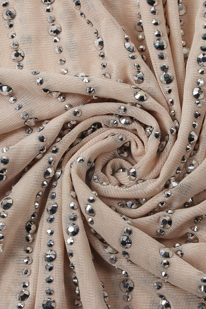 NICOLE DIAMANTÉ MESH KLEID