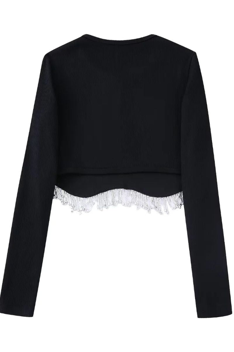 Chemise Diamond avec Détail de Diamant