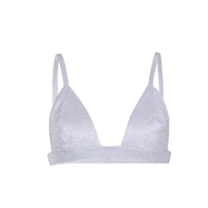 Glitzeranzug Unique avec Bralette, Blazer et Pantalon