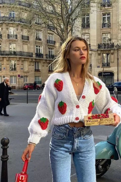 Cardigan Berry | Strickjacke en tissu doux