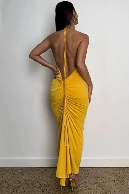 Robe Midi Amylia en Jersey Élastique