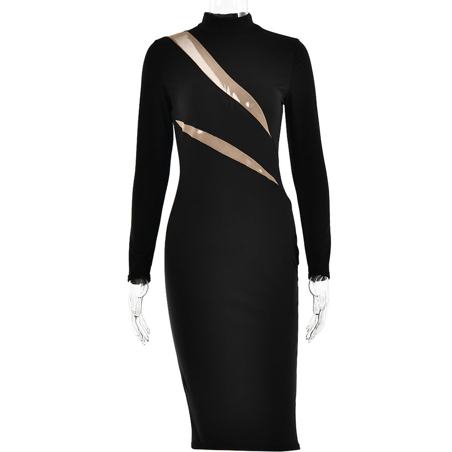 Robe Giluna avec Détails en Maille