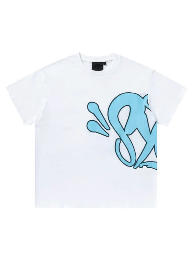 Short Set Graffiti Bleu
