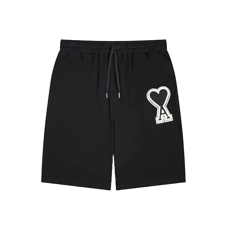 Shorts Heart en Coton Mélangé
