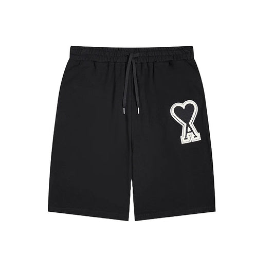 Shorts Heart en Coton Mélangé