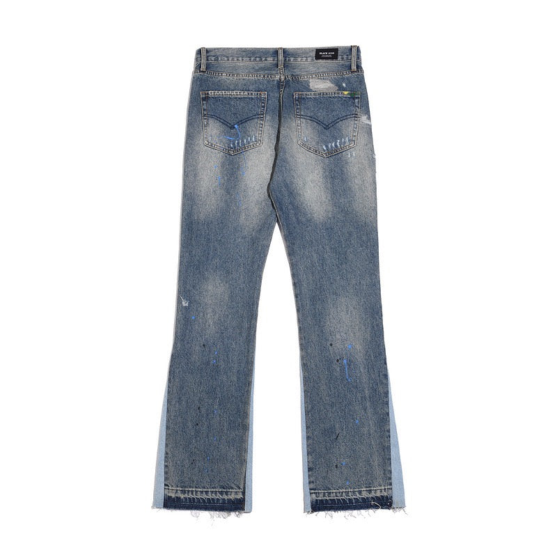 Denim Évasé Wavy