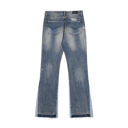 Denim Évasé Wavy