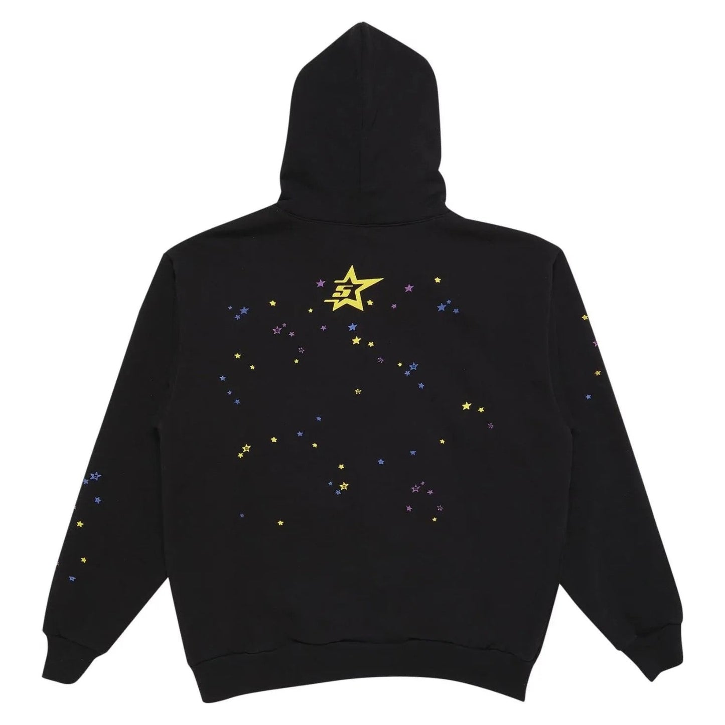 Hoodie Sp5der Noir/Rose