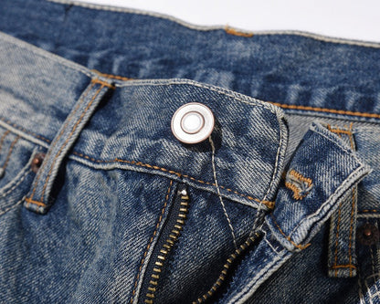 Denim Évasé Wavy