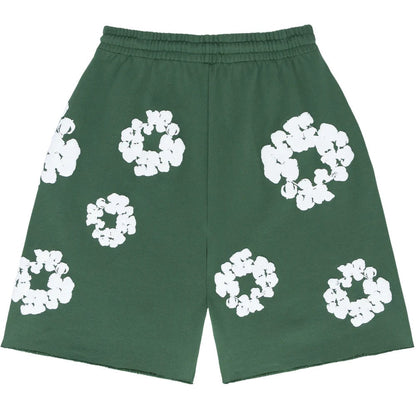 Shorts Verts Flower